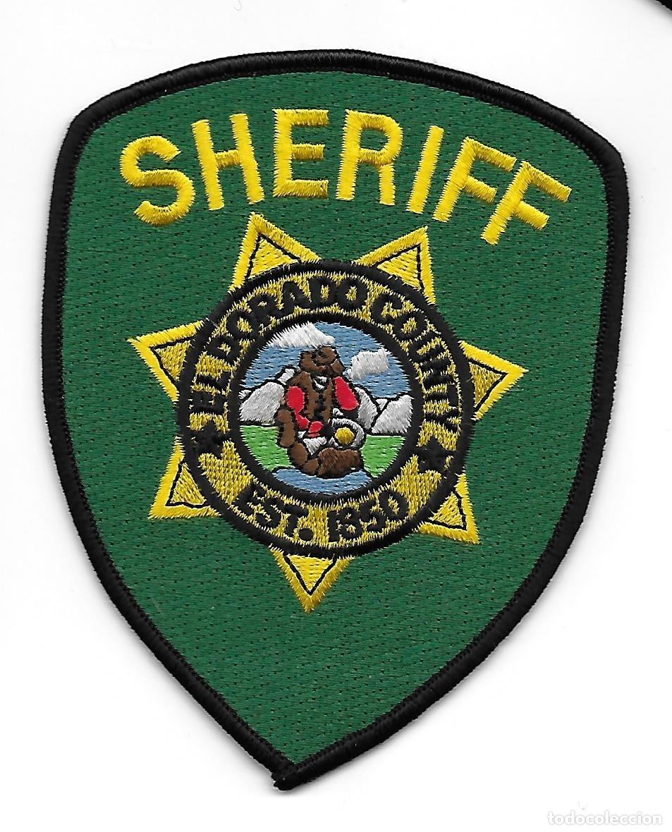 Militaria: parche POLICIA USA EL DORADO SHERIFF