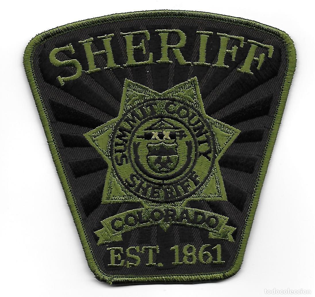Militaria: parche POLICIA USA SUMMIT COUNTY SHERIFF