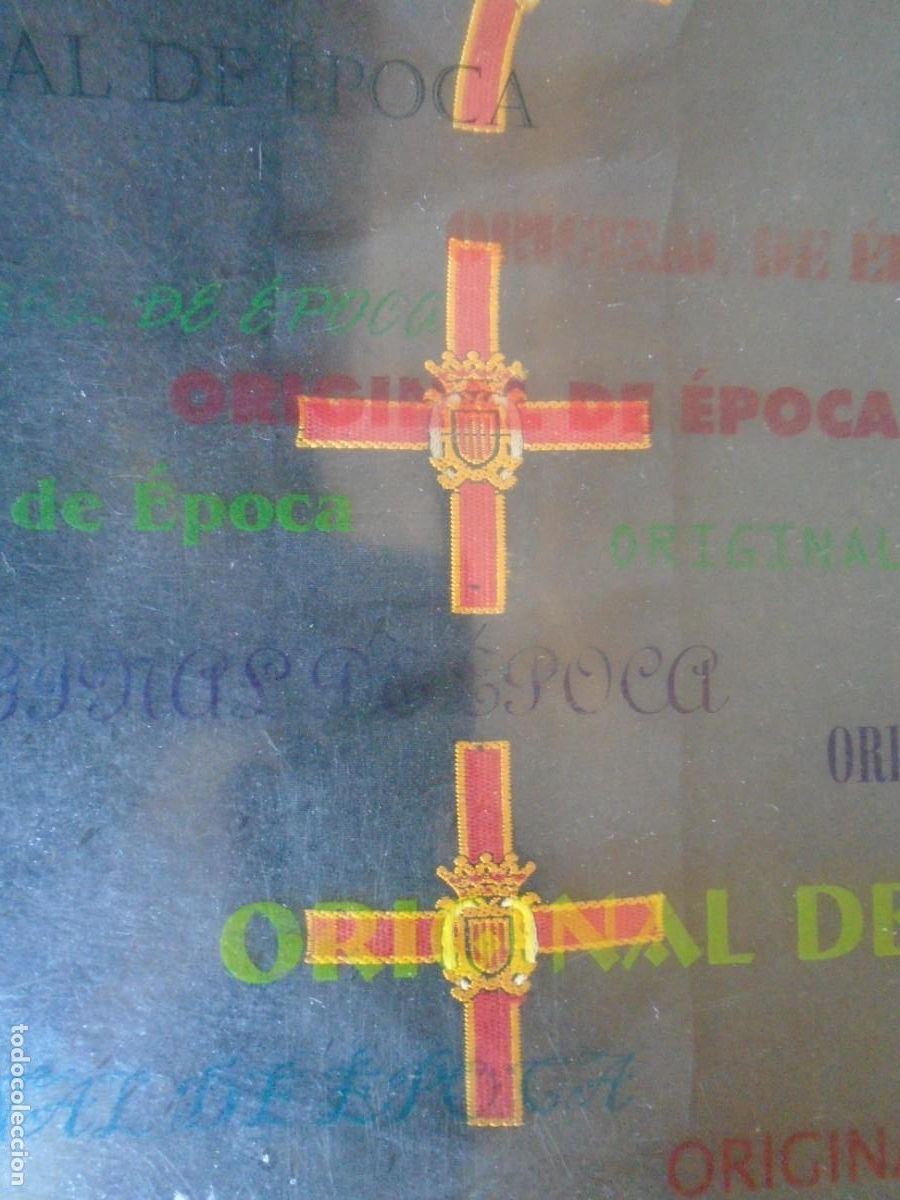 Militaria: (MI-260612)ROLLO (MUCHISIMOS) DE PARCHES DE TELA REAL CUERPO DE LA NOBLEZA CATALANA - CASTELLS?