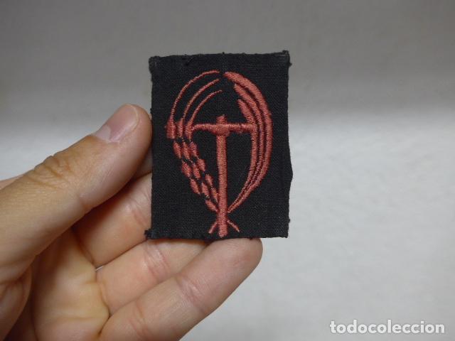 Militaria: Antiguo parche del CNS sindicato, original, Falange.