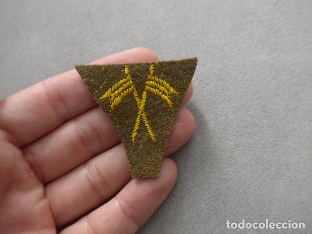 Militaria: Antiguo parche de tela de caballeria republicana, original. Guerra civil.