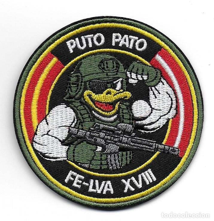 Militaria: parche ESPA&Ntilde;A MISION INTERNACIONAL EN LETONIA FE-LVA XVIII