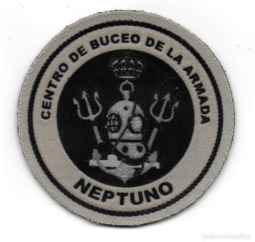 Militaria: parche ARMADA ESPA&Ntilde;OLA CENTRO DE BUCEO DE LA ARMADA NEPTUNO ARIDO