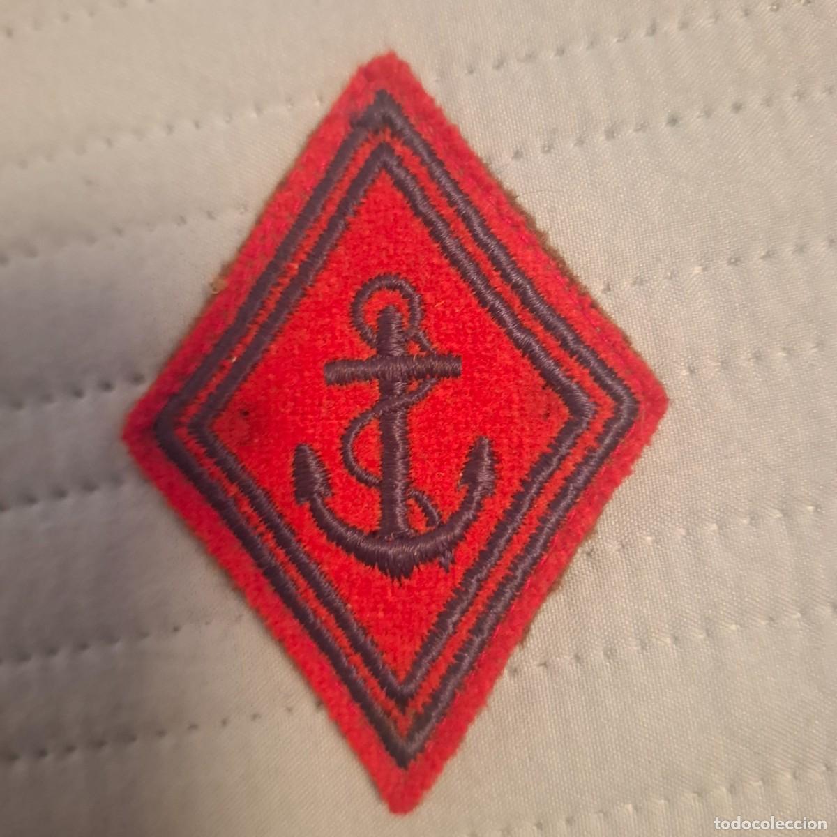 Militaria: Escudo de tropa de la marina francesa.