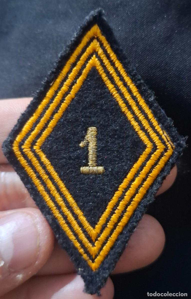 Militaria: Parche insignia ejercito frances 1er Regimiento de Cazadores Paracaidistas (RCP), 1950-1960.