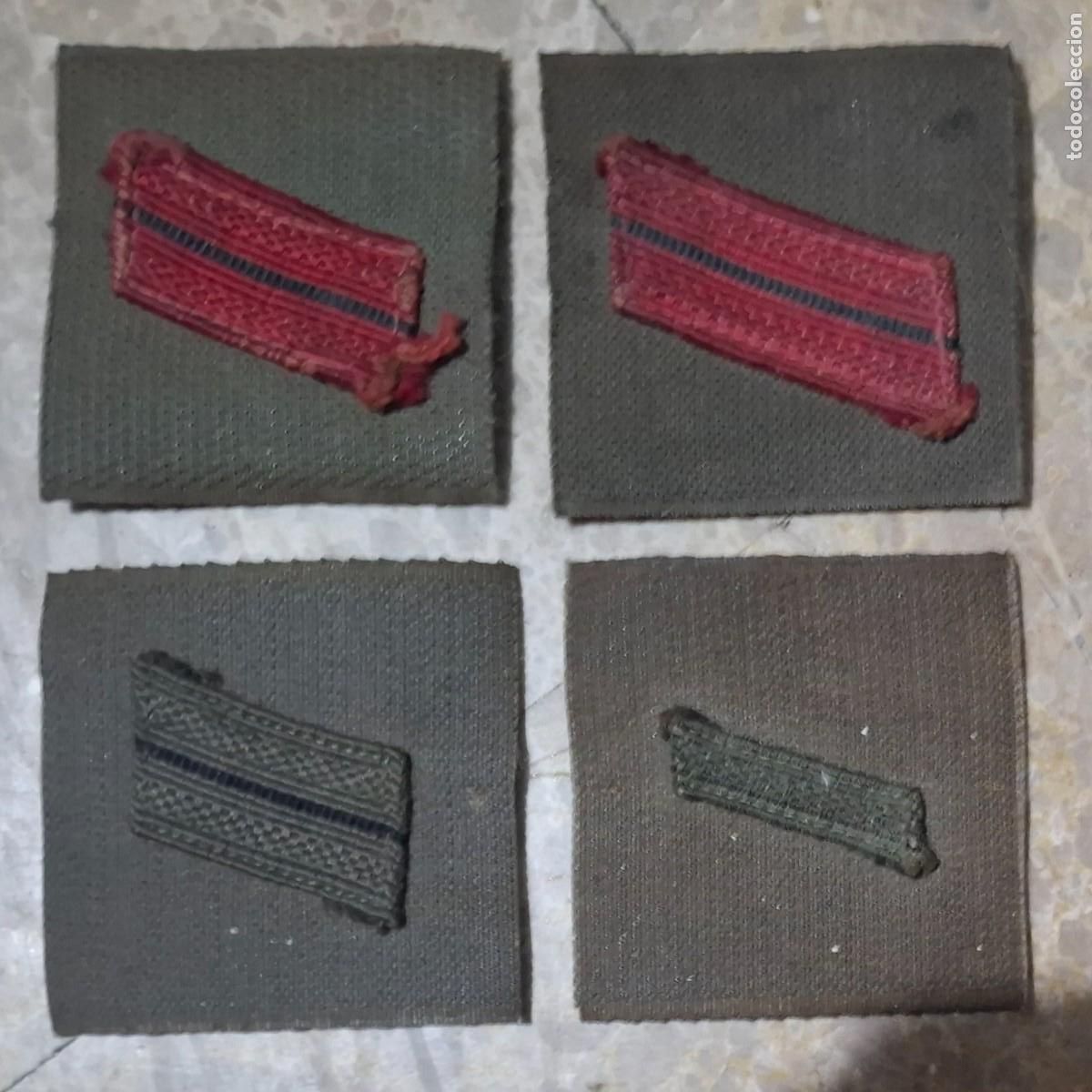 Militaria: Lote de antiguos galones de pecho . Ejercito frances
