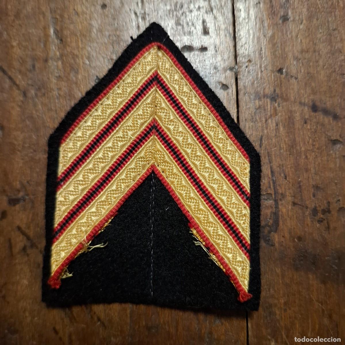 Militaria: Antiguo galon de suboficial. Sargento mayor del ej&eacute;rcito colonial frances