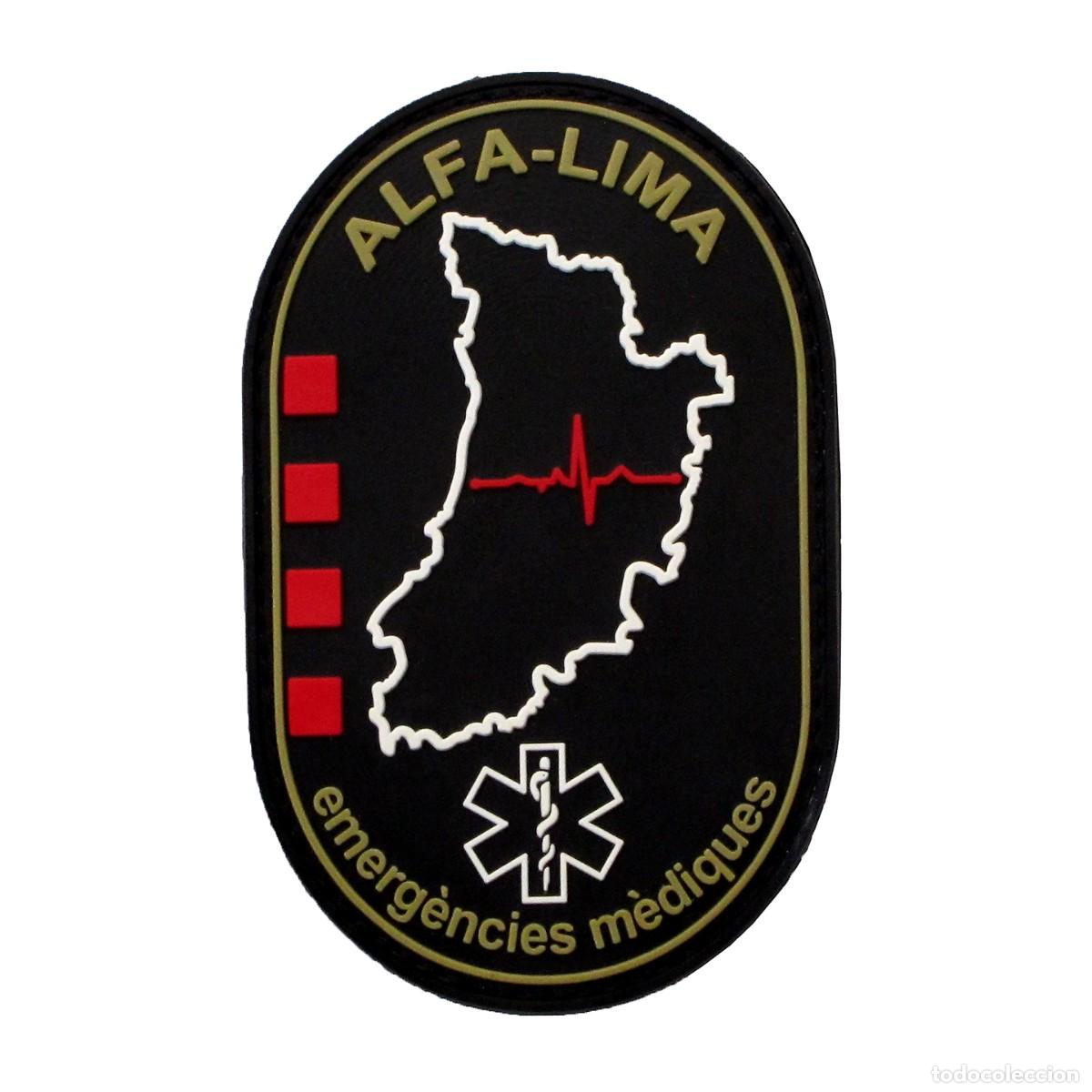 Militaria: parche sanitario Catalunya, ambulancias, emergencias medicas