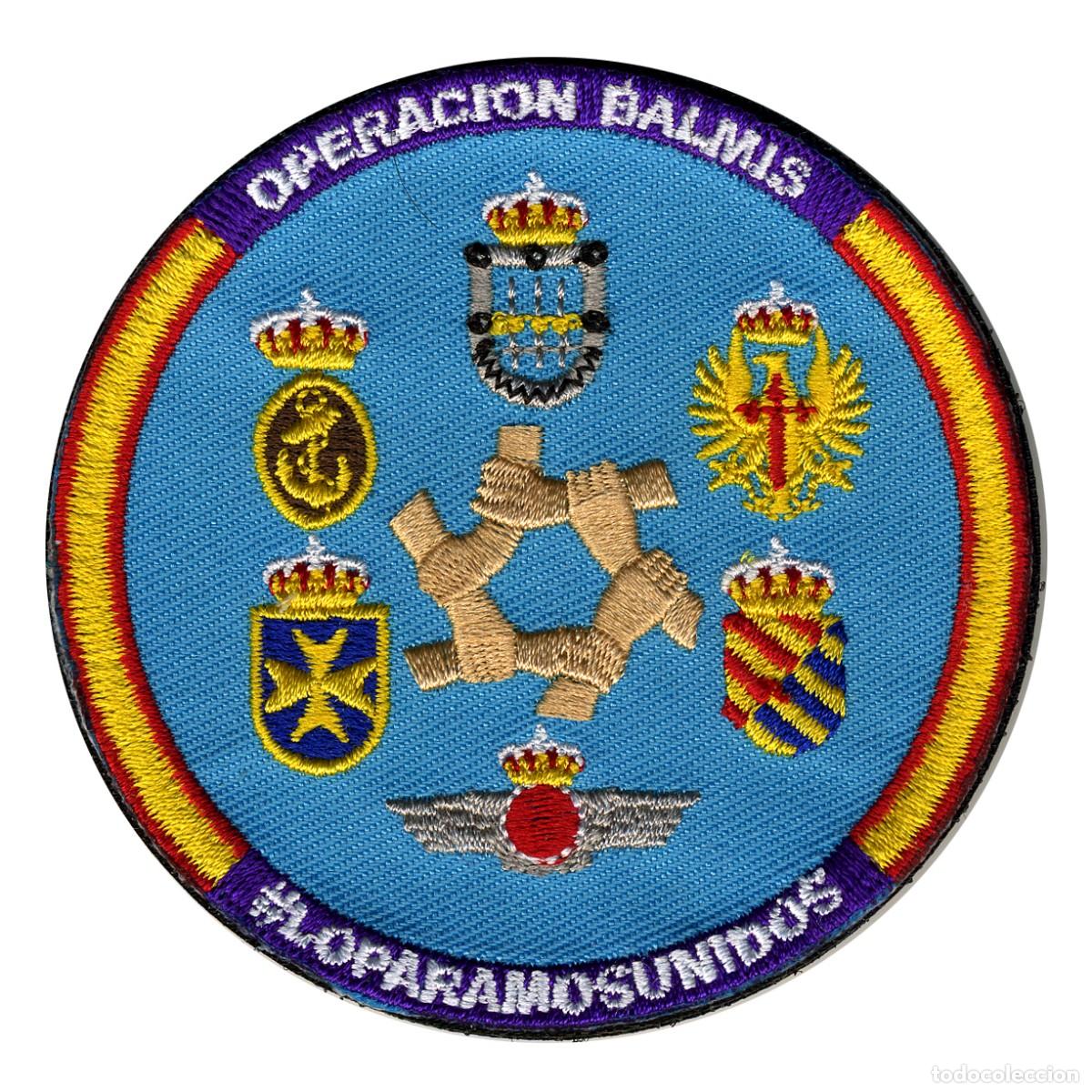 Militaria: parche solidario Operaci&oacute;n Balmis - Covid 19