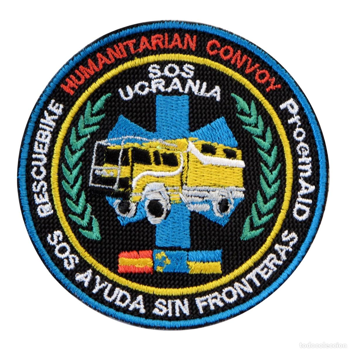 Militaria: parche HUMANITARIAN CONVOY - APOYO A UKRANIA