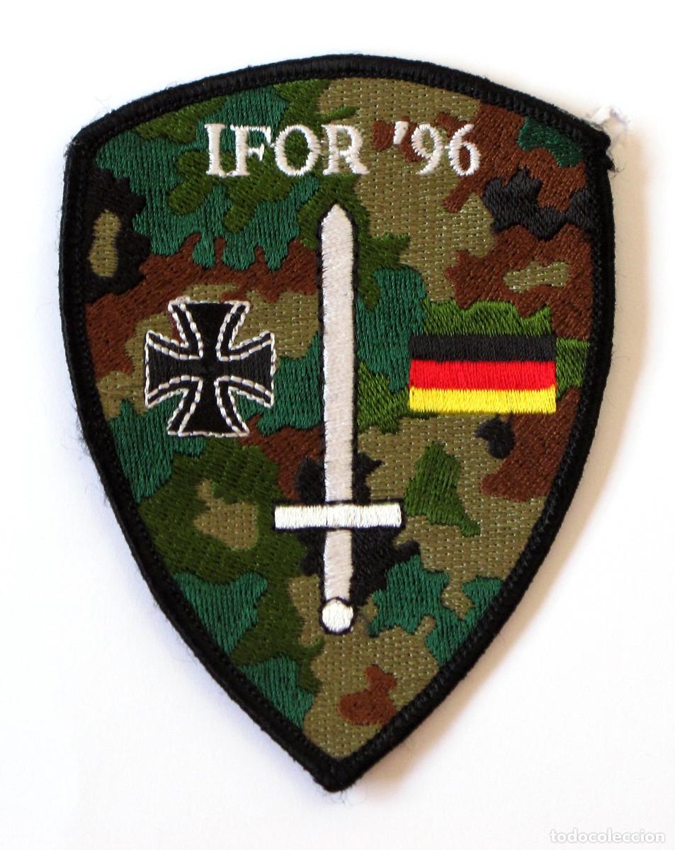 Militaria: PARCHE MILITAR ALEMAN - IFOR 96 - GUERRA BALCANES
