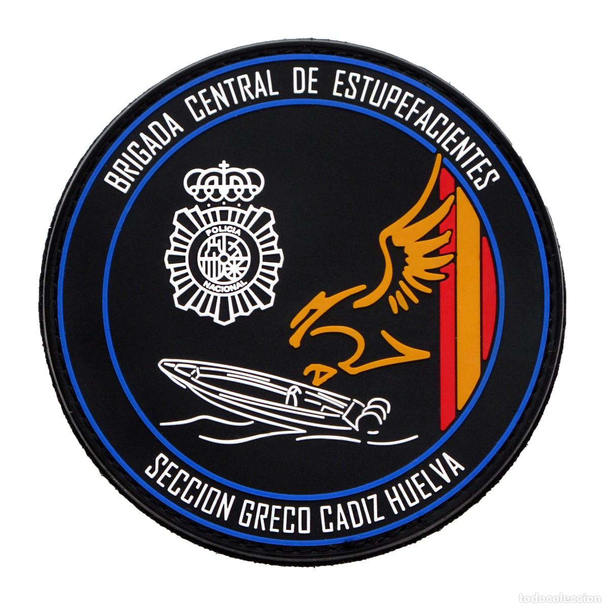 Militaria: PARCHE POLICIA NACIONAL - SECCION GRECO CADIZ HUELVA