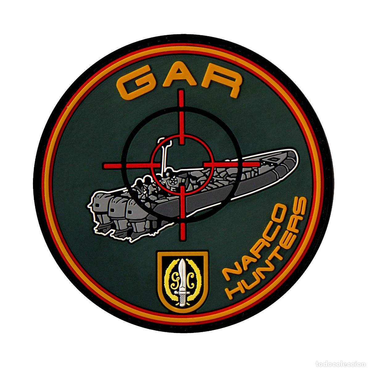 Militaria: PARCHE GIARDIA CIVIL GAR - NARCO HUNTERS