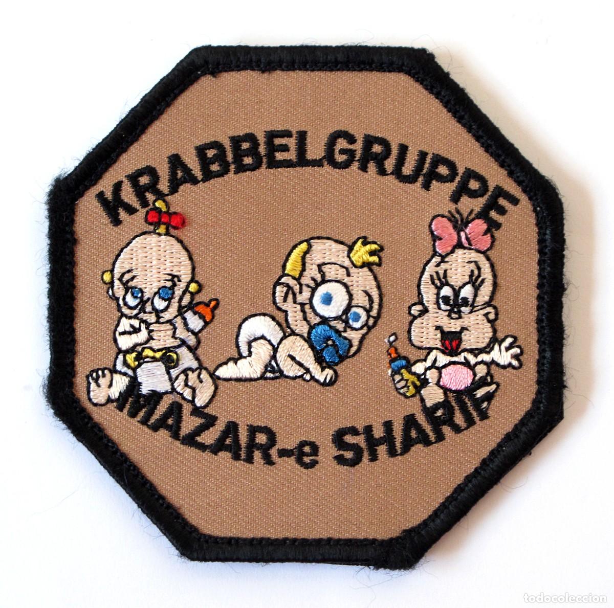 Militaria: PARCHE MILITAR ALEMAN - AFGHANISTAN - KRABBELGRUPPE - MAZAR E SHARIF