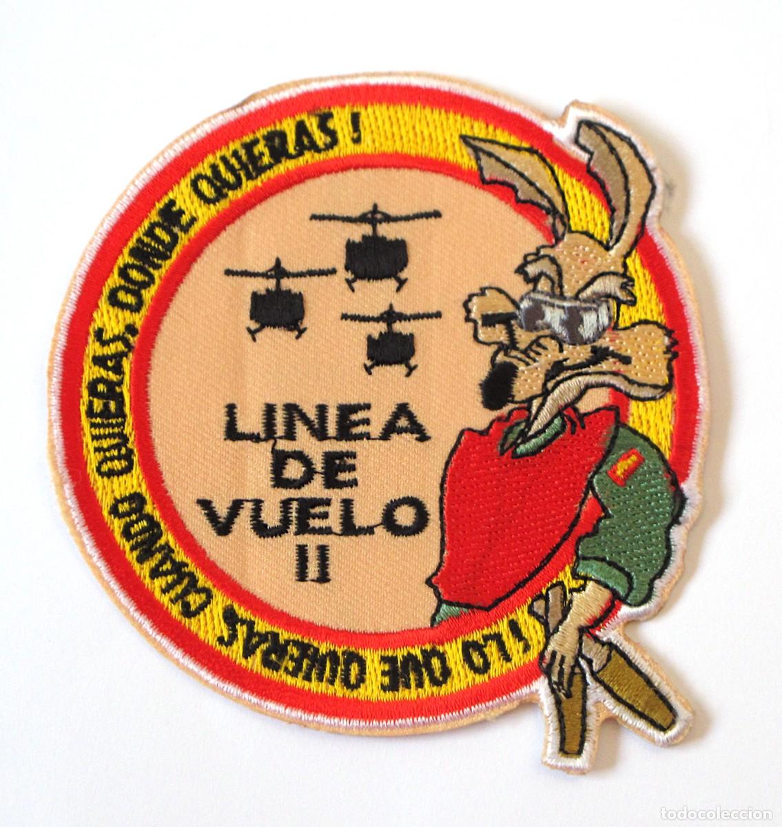 Militaria: PARCHE MILITAR ESPA&Ntilde;OL - LINEA DE VUELO II