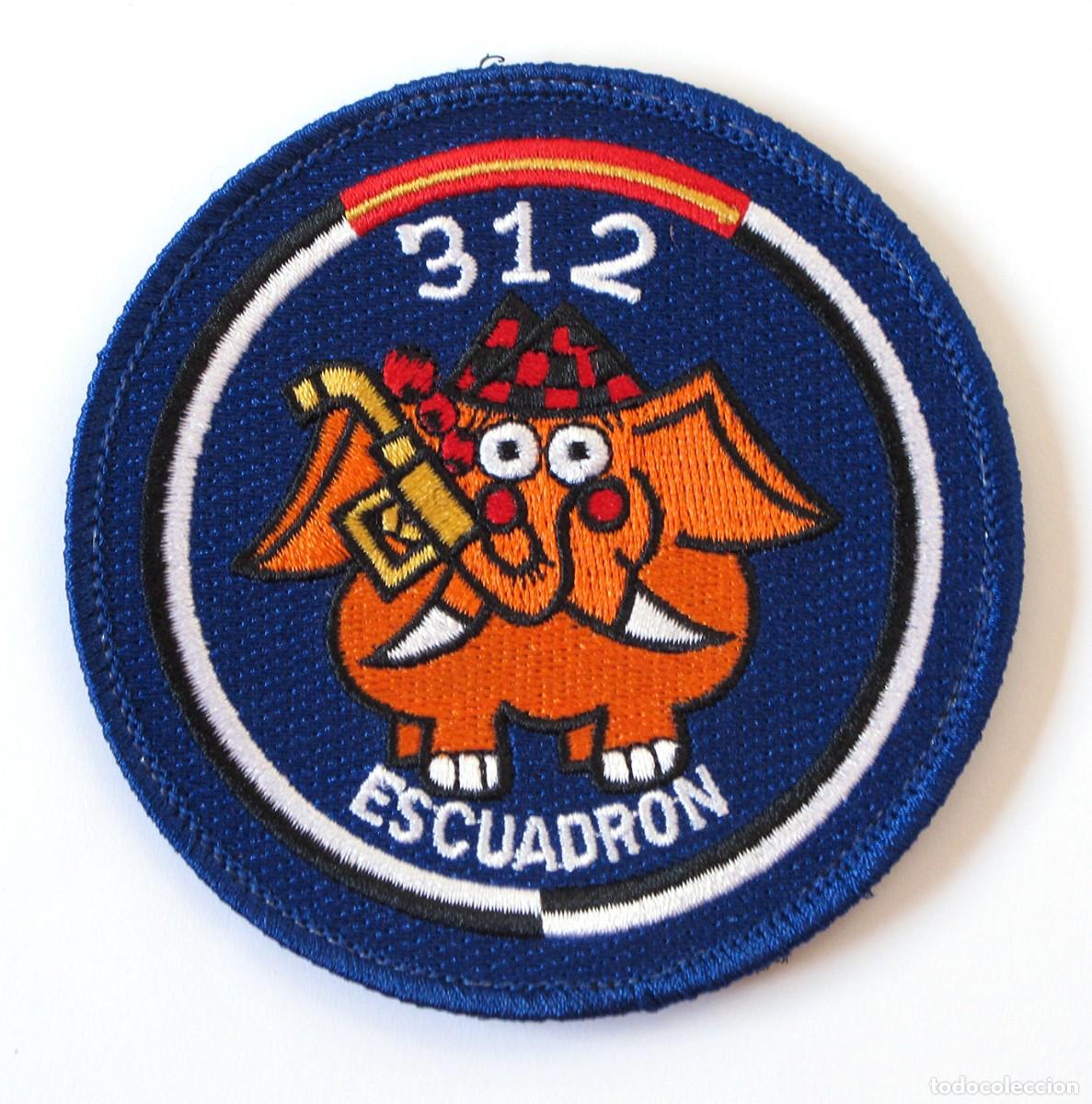 Militaria: PARCHE EJERCITO DEL AIRE - 312 ESCUADRON
