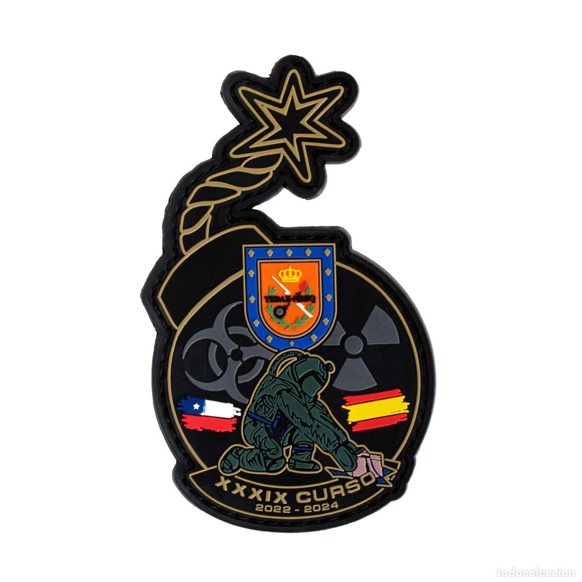 Militaria: PARCHE POLICIA NACIONAL - TEDAX NRBQ - XXXIX CURSO 2022-2024