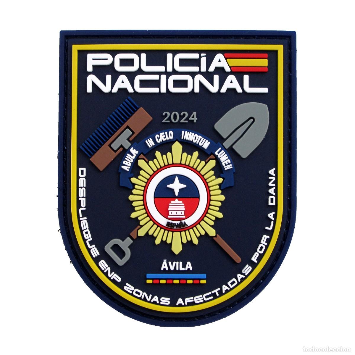 Militaria: PARCHE POLICIA NACIONAL - DESPLIEGUE CNP ZONAS AFECTADAS DANA 2024 - AVILA