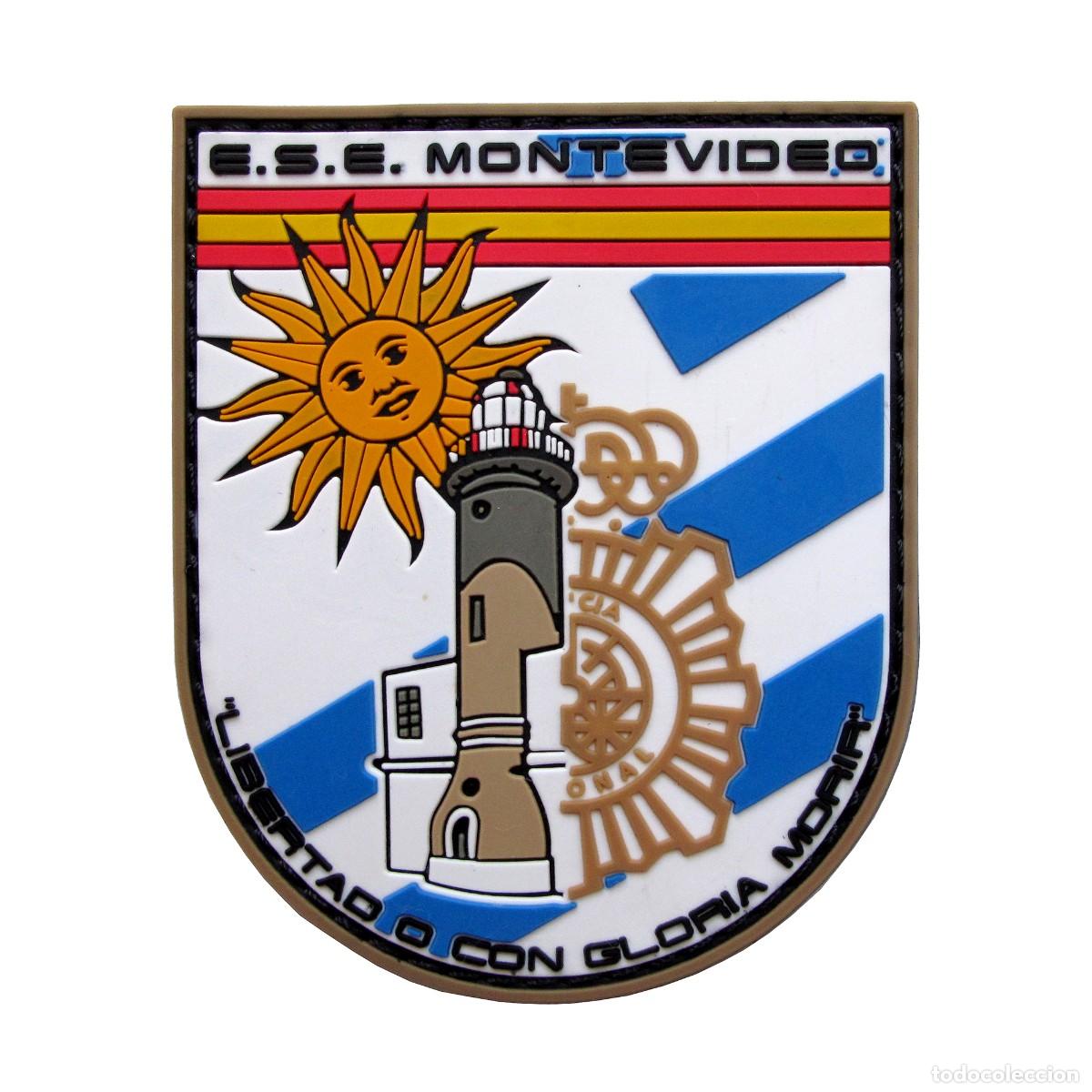 Militaria: PARCHE POLICIA NACIONAL EQUIPO SEGURIDAD EMBAJADA MONTEVIDEO - URUGUAY