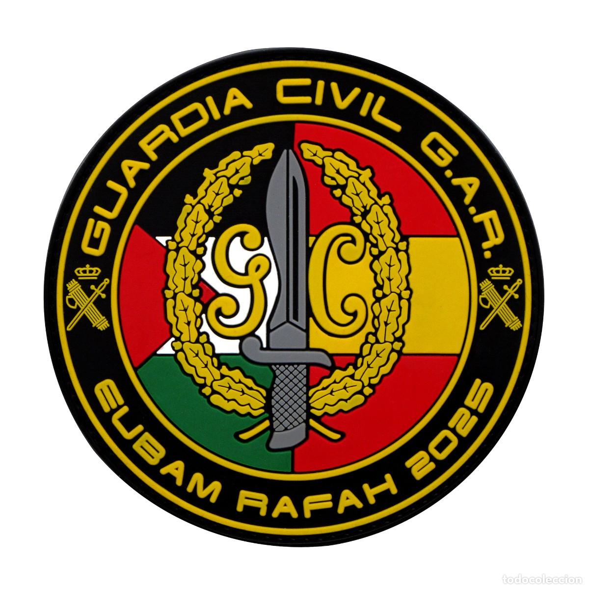 Militaria: PARCHE GUARDIA CIVIL GAR - EUBAM RAFAH 2025