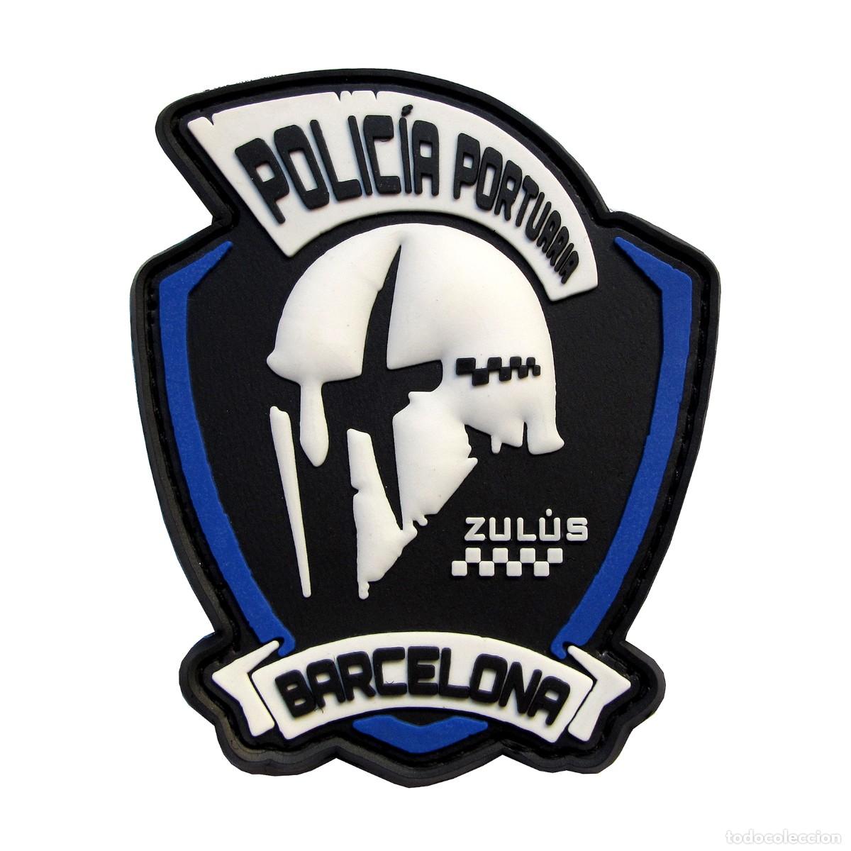 Militaria: PARCHE POLICIA PORTUARIA BARCELONA - ZULUS