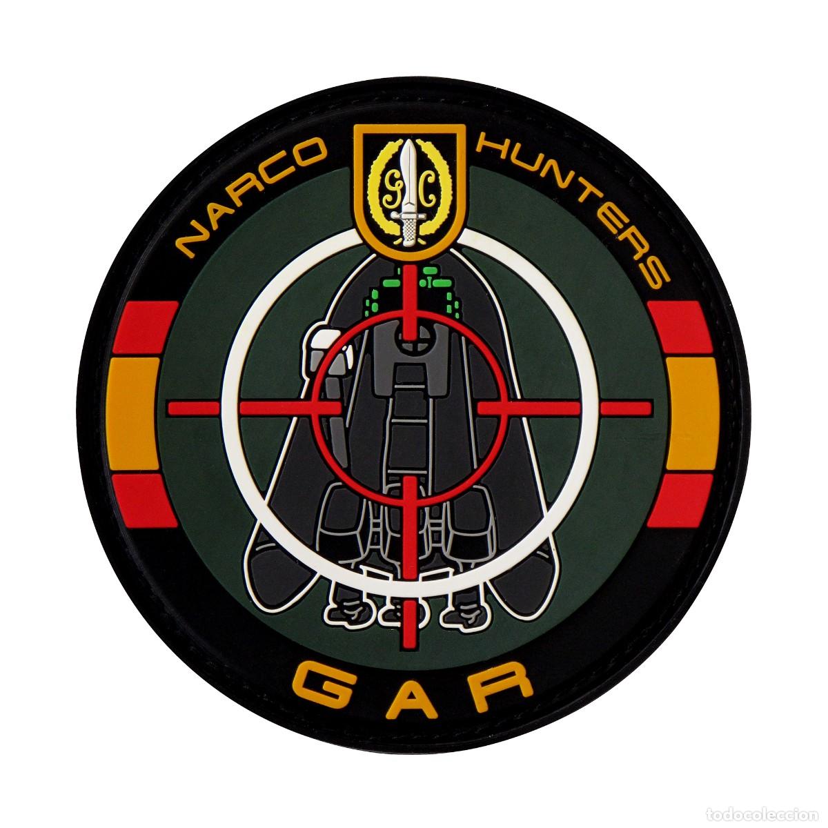 Militaria: PARCHE GUARDIA CIVIL GAR - NARCO HUNTERS