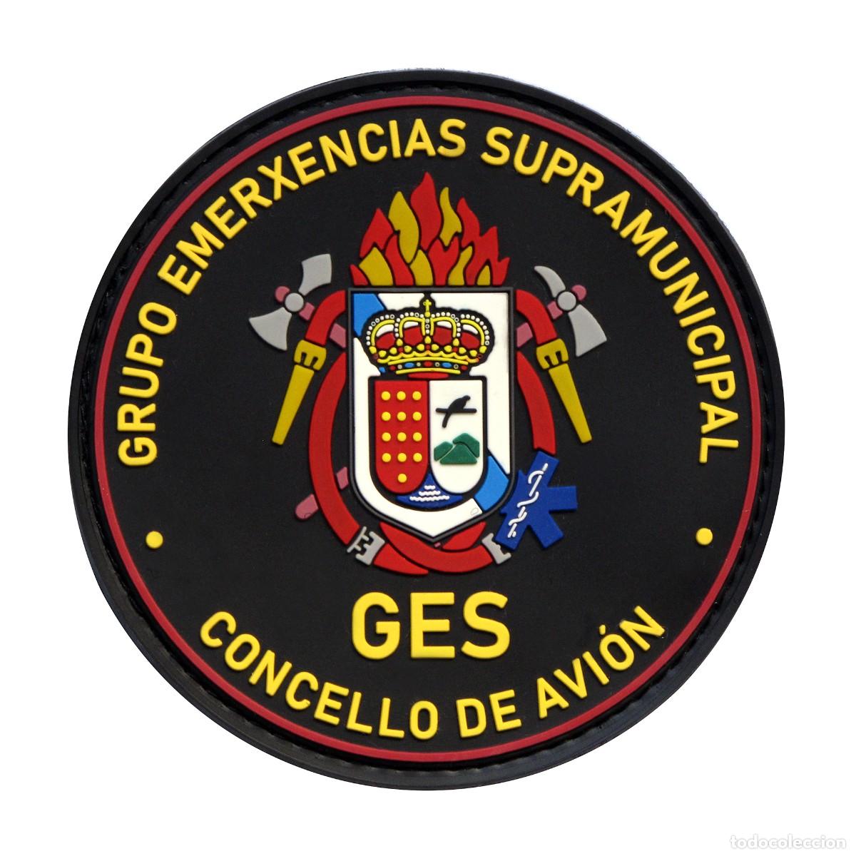 Militaria: PARCHE GRUPO EMERXENCIAS SUPRAMUNICIPAL GES CONCELLO DE AVION