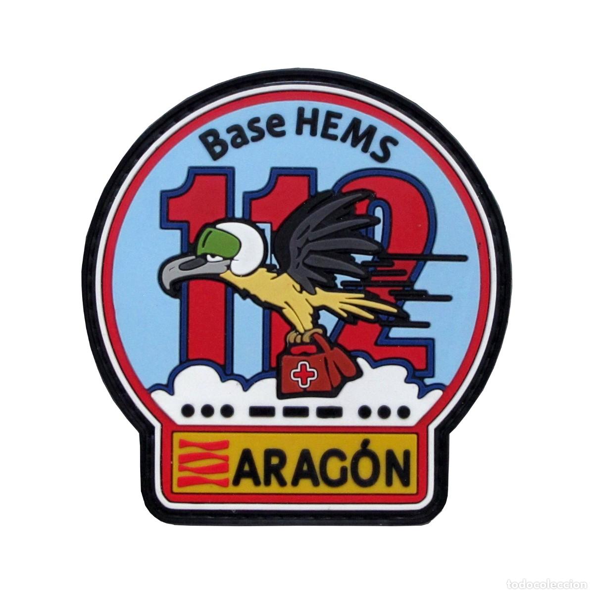 Militaria: PARCHE BASE HEMS ARAGON