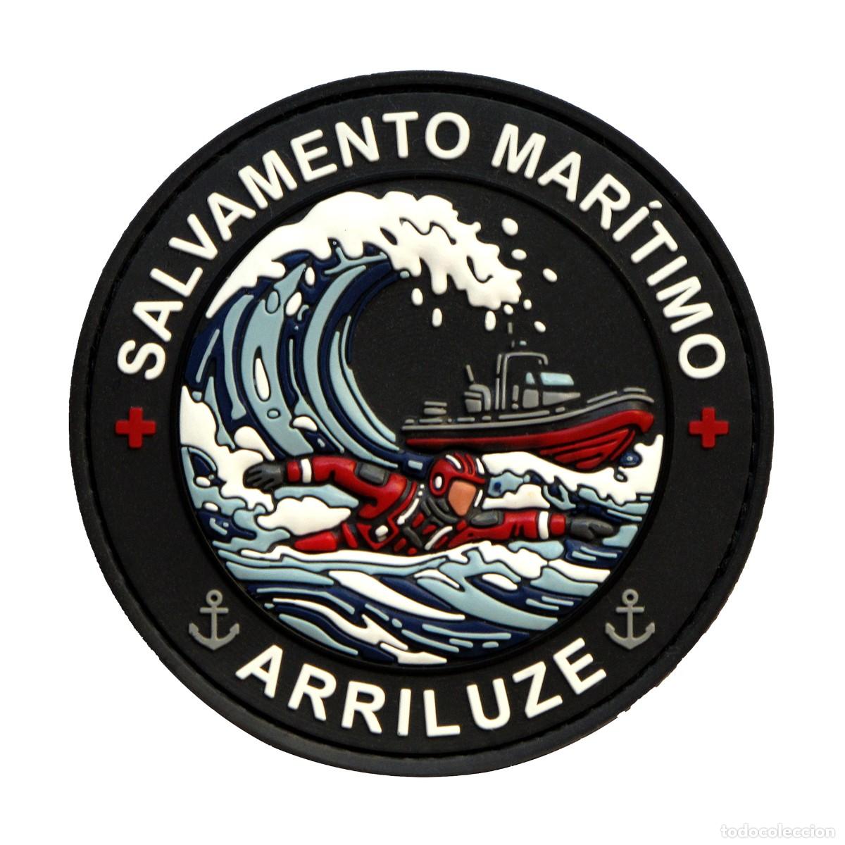 Militaria: PARCHE SALVAMENTO MARITIMO ARRILUZE