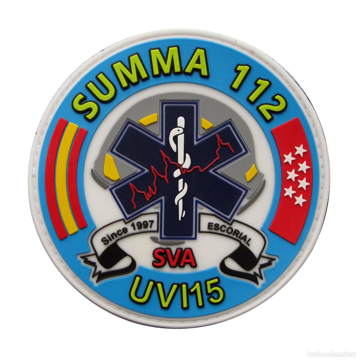 Militaria: PARCHE SUMMA 112 SVA UVI15 MADRID