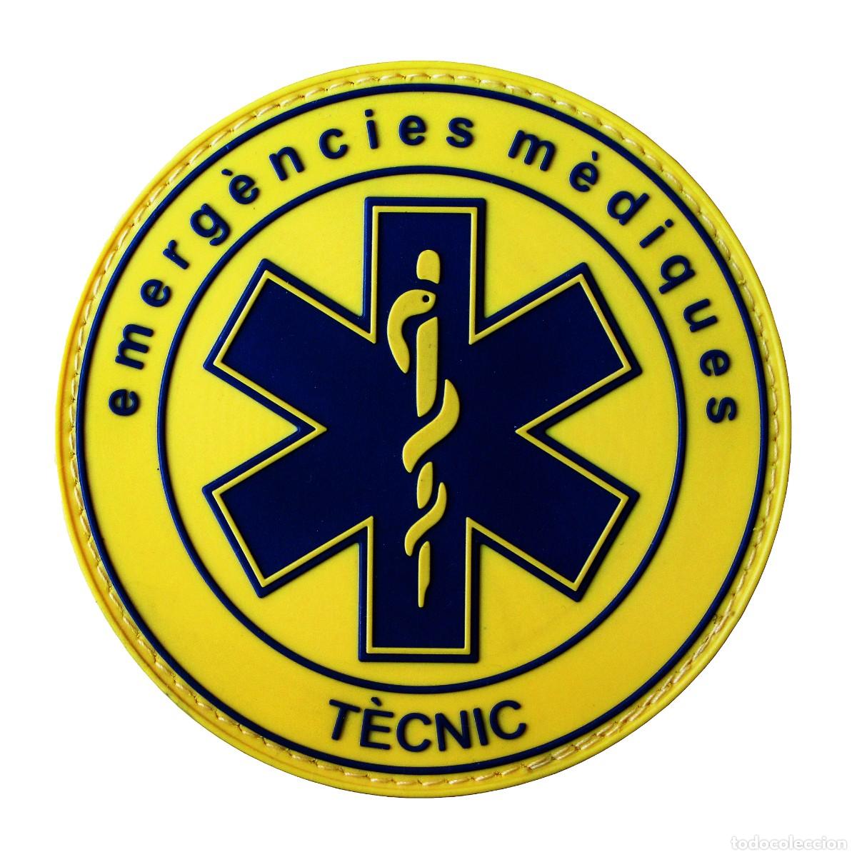 Militaria: PARCHE EMERGENCIES MEDIQUES TECNIC