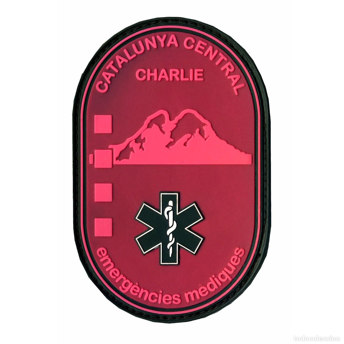 Militaria: PARCHE EMERGENCIES MEDIQUES CATALUNYA CENTRAL - CHARLIE