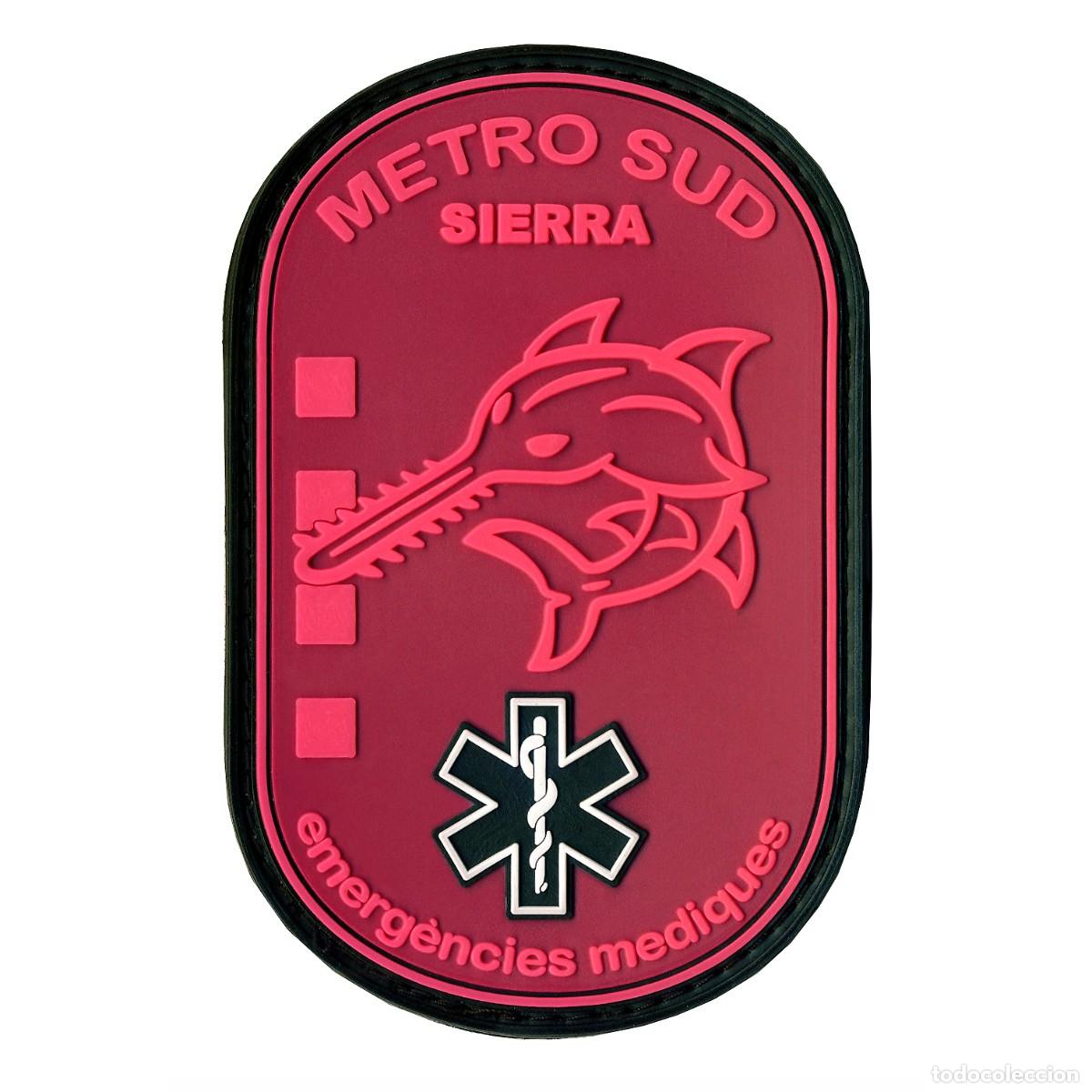 Militaria: PARCHE EMERGENCIES MEDIQUES METRO SUD - SIERRA - AMBULANCIAS