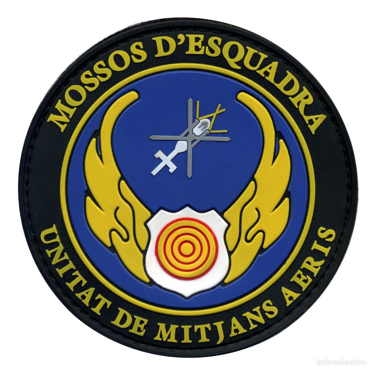 Militaria: PARCHE MOSSOS D'ESQUADRA - UNITAT DE MITJANS AERIS