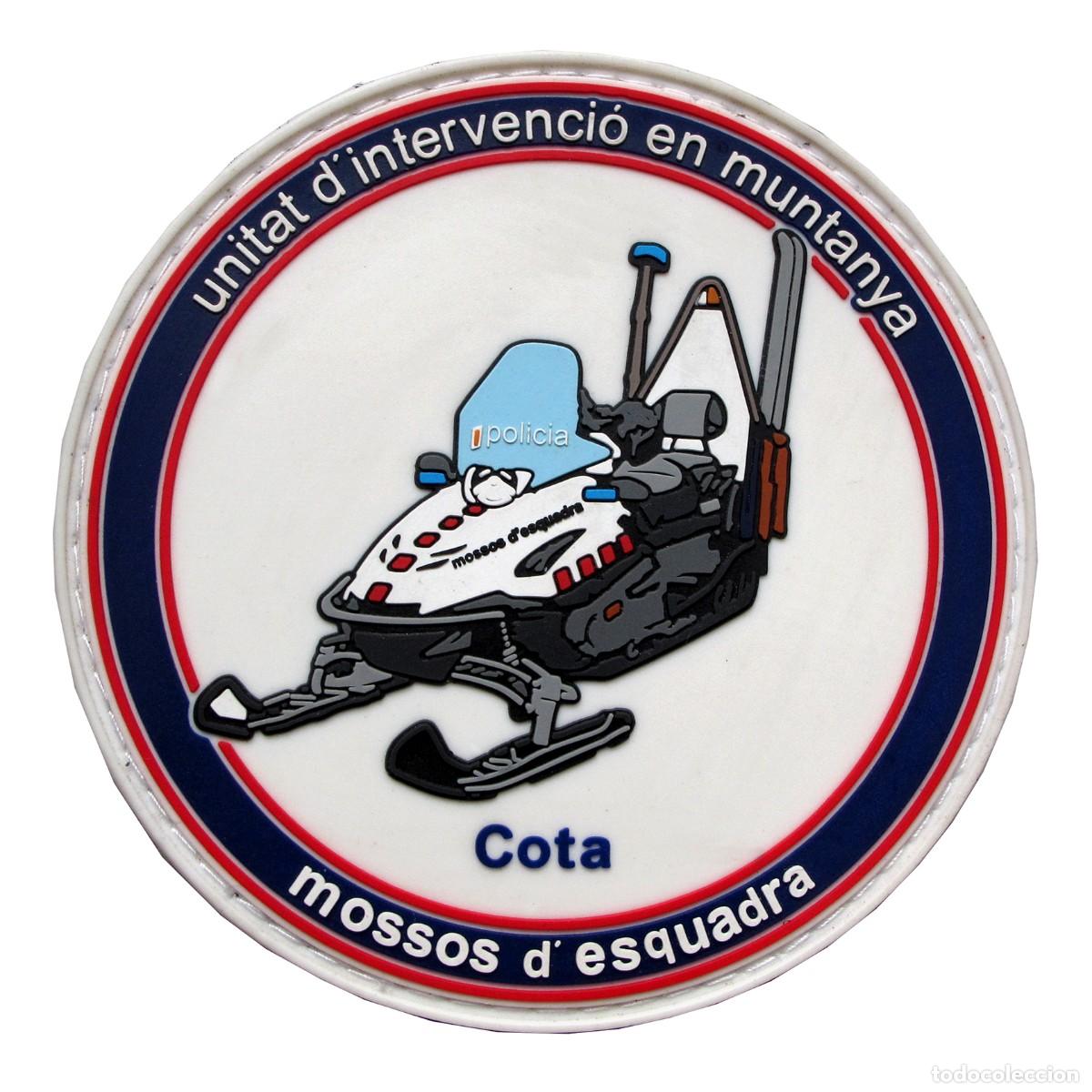 Militaria: PARCHE MOSSOS D'ESQUADRA - COTA - UNITAT D'INTERVENCIO EN MUNTANYA