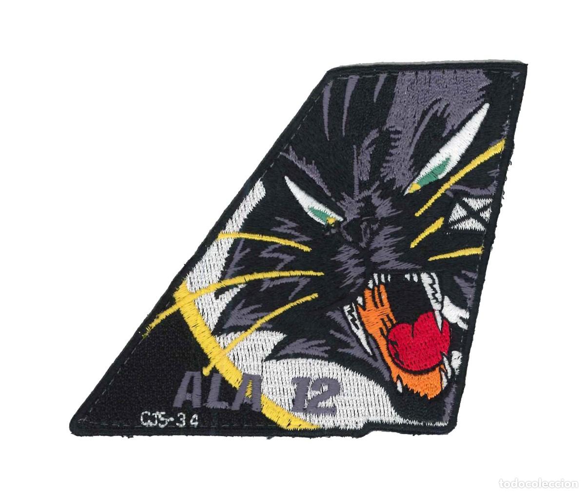 Militaria: PARCHE DEL EJ&Eacute;RCITO DEL AIRE. ALA 12. - Foto 1
