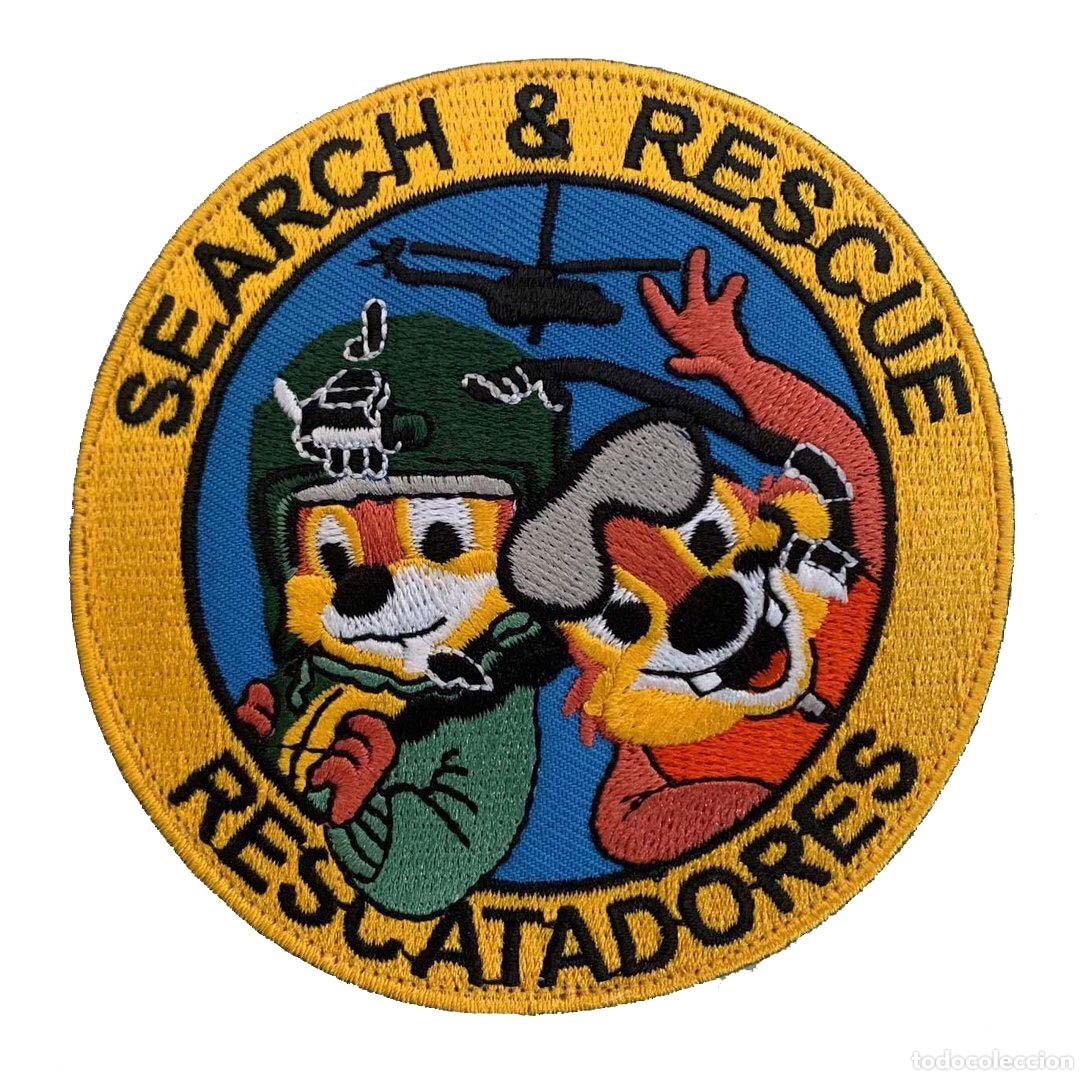 Militaria: PARCHE DEL EJ&Eacute;RCITO DEL AIRE. 801 ESCUADR&Oacute;N . RESCATADORES