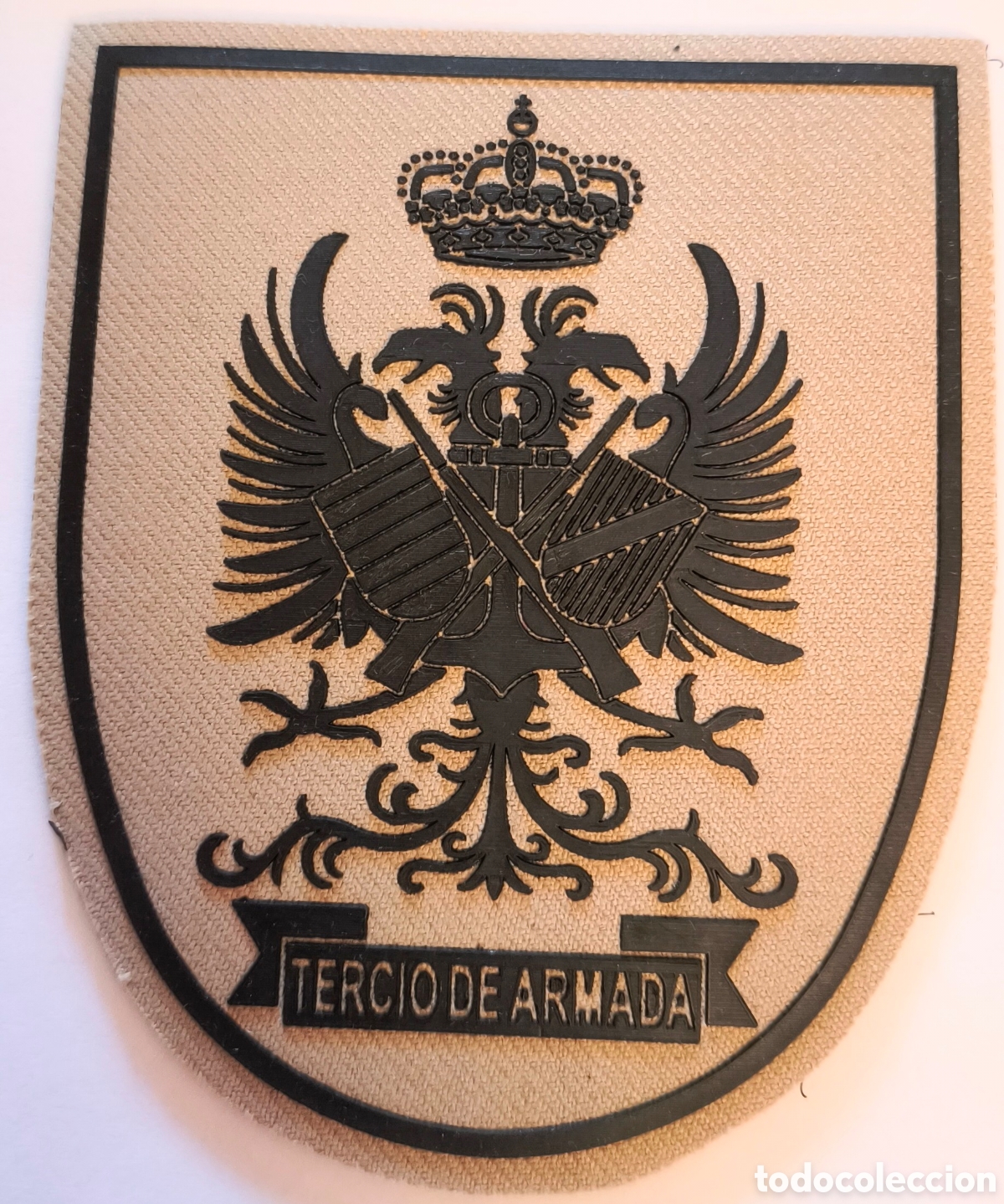 Militaria: PARCHE EMBLEMA DE BRAZO INYECTADO &Aacute;RIDO CON VELCRO TERCIO ARMADA