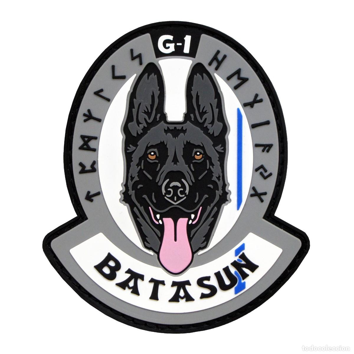 Militaria: PARCHE ERTZAINTZA G1 BATASUN - UNIDAD CANINA
