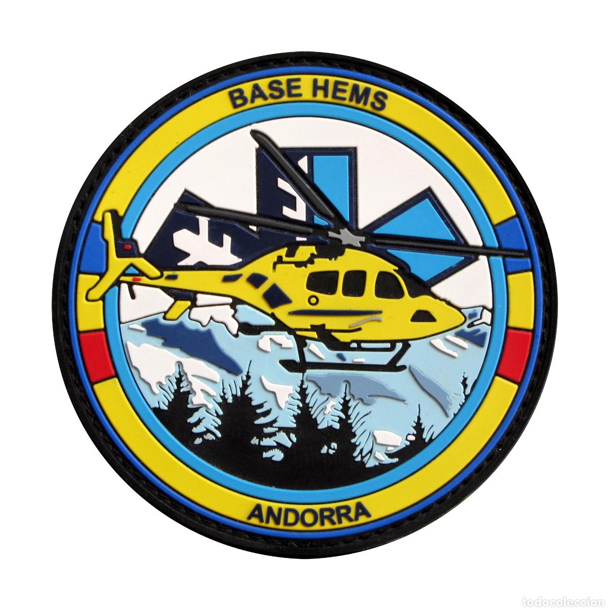 Militaria: PARCHE BASE HEMS ANDORRA