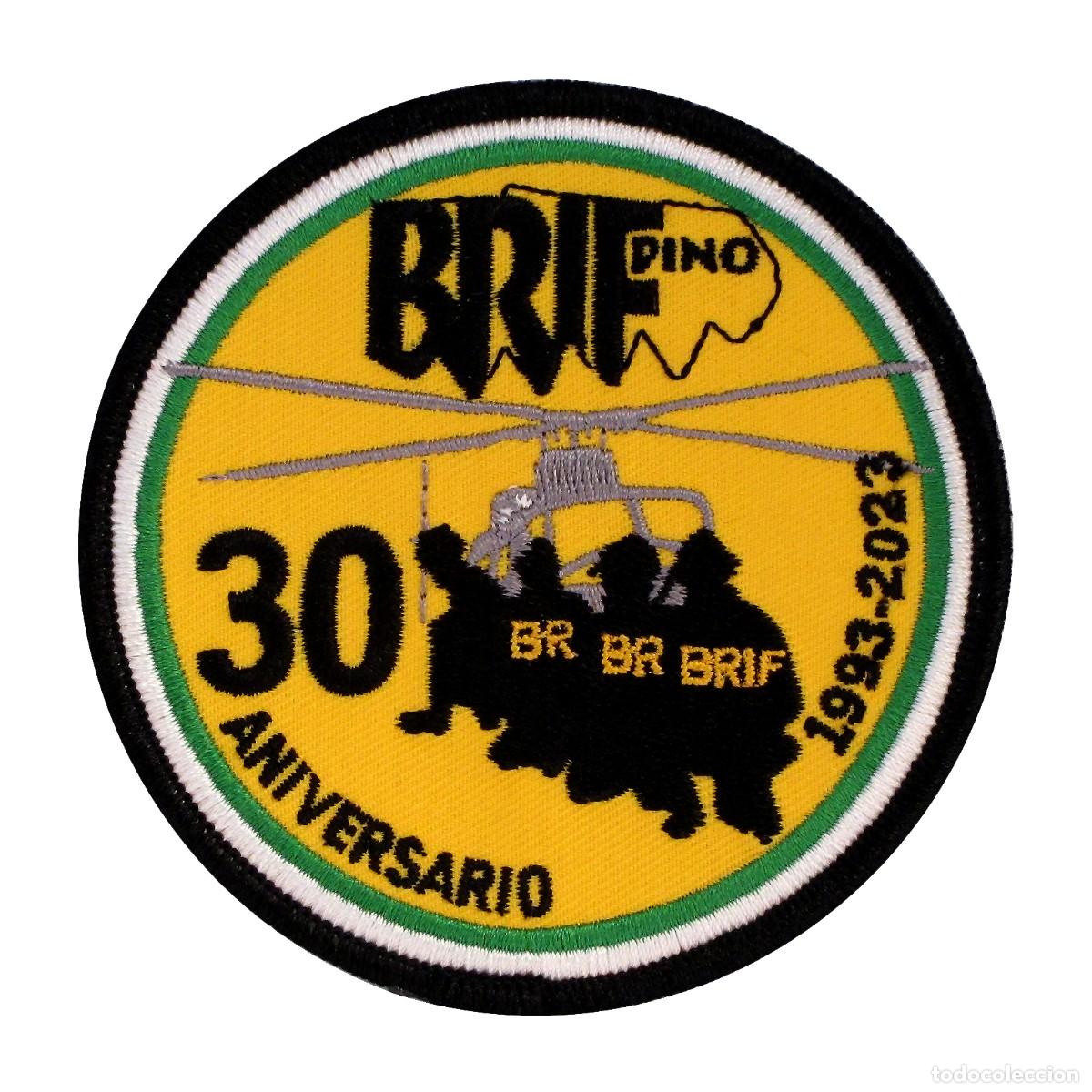 Militaria: PARCHE BRIF PINO 30 ANIVERSARIO 1993-2023 - INCENDIOS FORESTALES