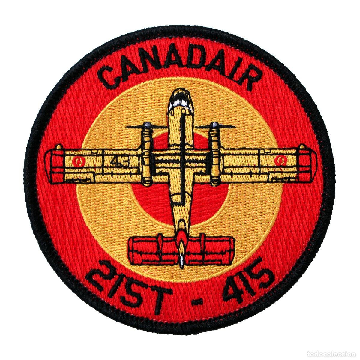 Militaria: PARCHE CANADAIR 215T - 415 - 43 GRUPO - INCENDIOS FORESTALES