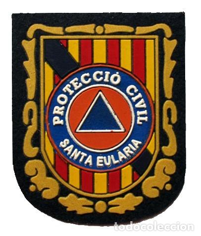 Militaria: PARCHE PROTECCION CIVIL SANTA EULARIA