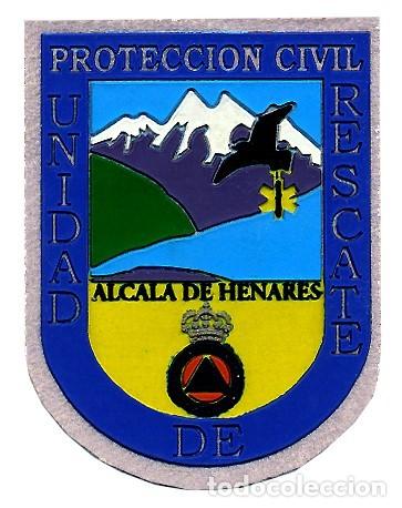 Militaria: PARCHE PROTECCION CIVIL - UNIDAD DE RESCATE - ALCALA DE HENARES