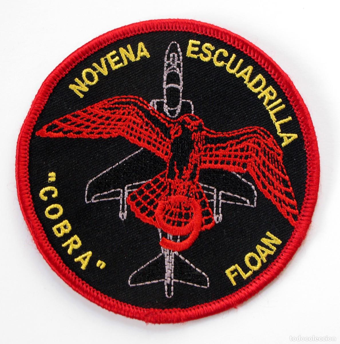 Militaria: PARCHE NOVENA ESCUADRILLA &rdquo;COBRA&rdquo; - ARMADA ESPA&Ntilde;OLA - FLOAN
