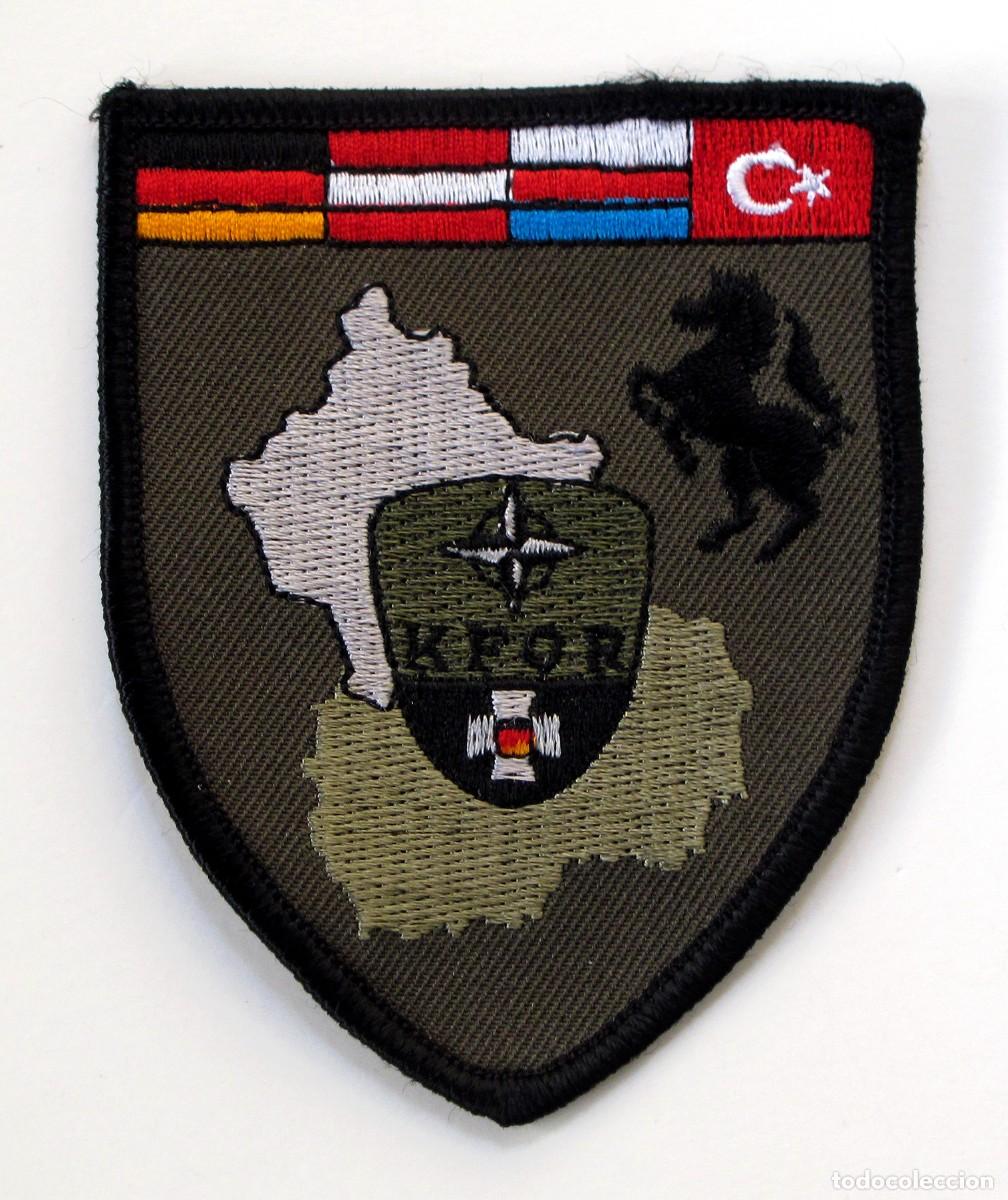 Militaria: PARCHE KFOR GUERRA KOSOVO BALCANES CONTINGENTE MIXTO ALEMAN