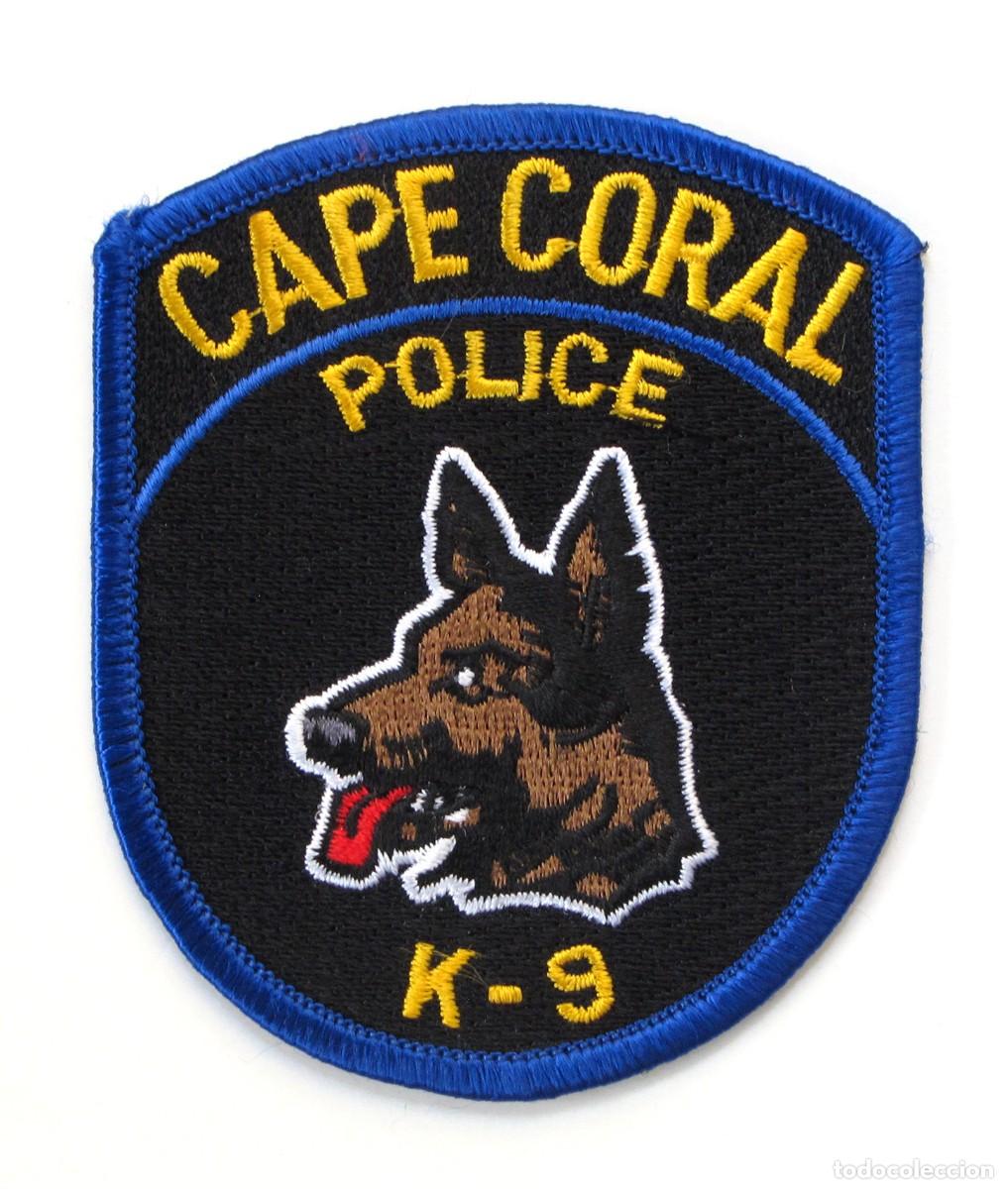 Militaria: PARCHE CAPE CORAL K-9 POLICE - USA