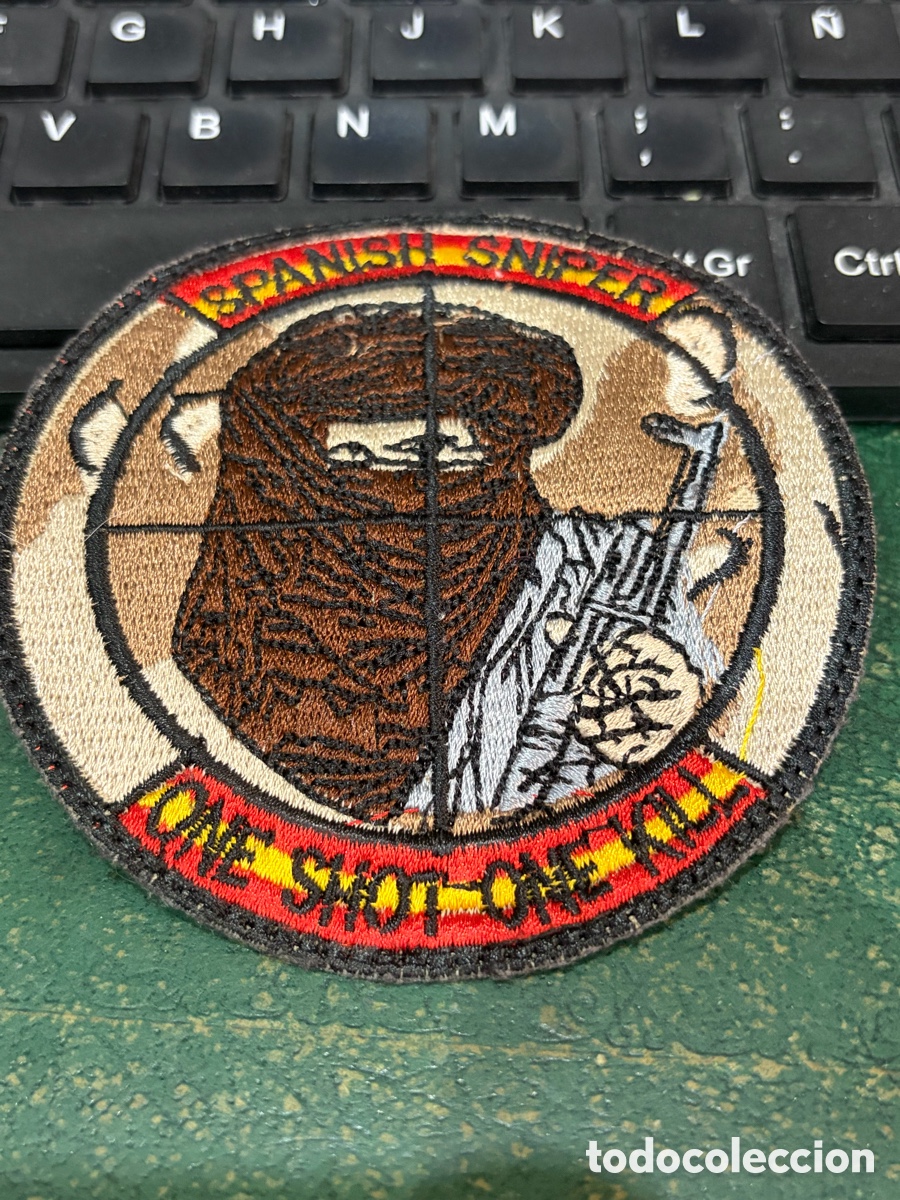 Militaria: Parche - Spanish sniper - one shot one kill
