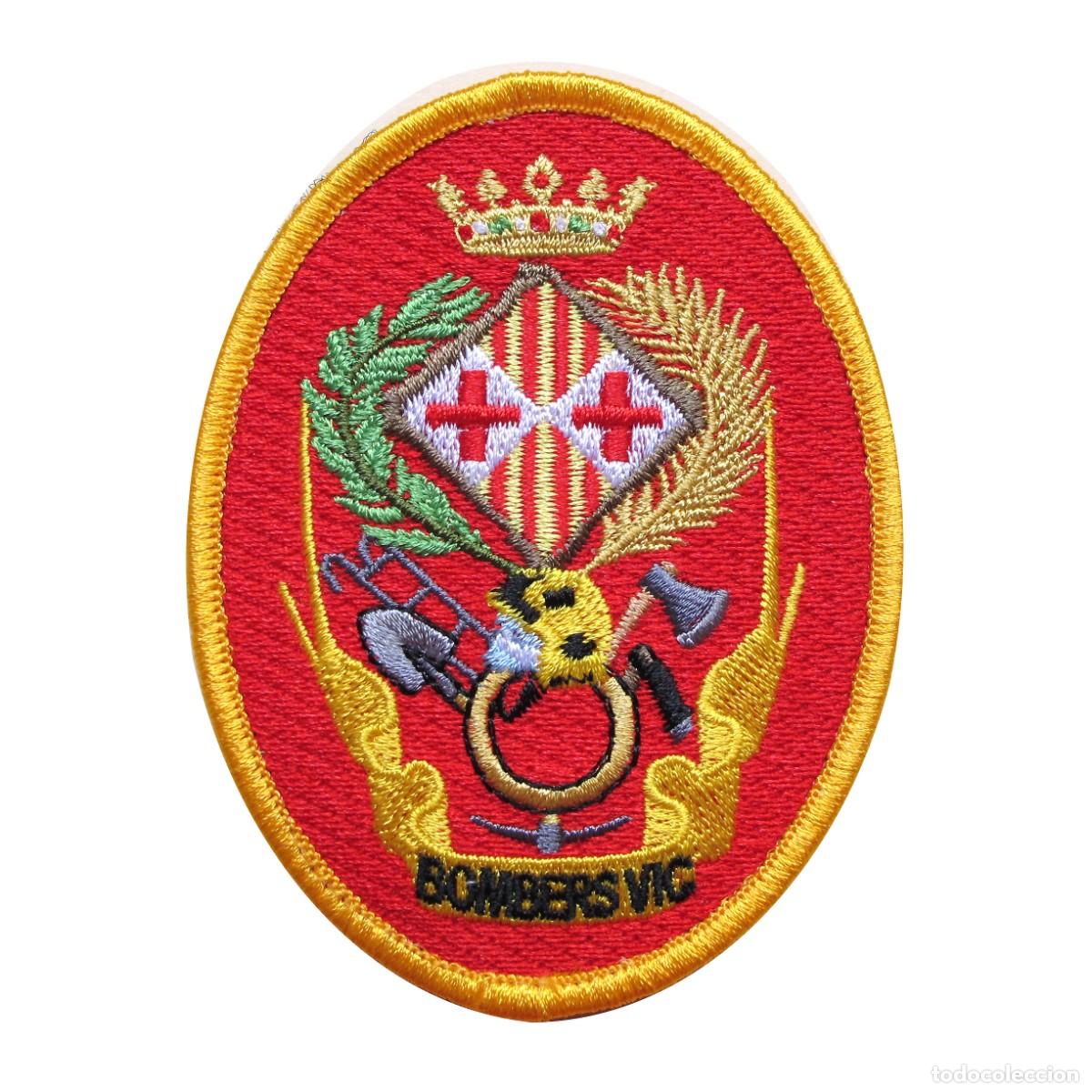 Militaria: PARCHE BOMBERS VIC - BOMBEROS