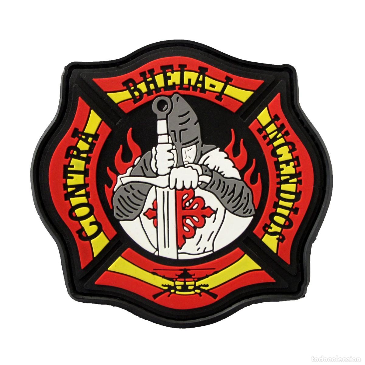 Militaria: PARCHE CONTRA INCENDIOS BHELA-I - FAMET - EJERCITO